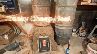 Freaky Cheap Heat: a new 7 inch batch box rocket heater for a wood shop