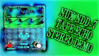 NUX NDD-7 Tape Echo - Stereo Demo - Updating Firmware, Looper Tutorial, etc...