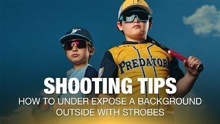 How To Under Expose A Background With Strobes