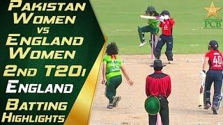 England Batting | Short Highlights | Pakistan Women vs England Women | 2nd T20i | PCB