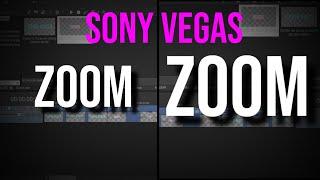 Como Hacer ZOOM (Acercar y Alejar) un vídeo en Sony Vegas Pro 17