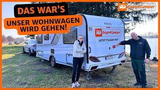 That’s it…  We’re selling our beloved caravan - Knaus Südwind 540 UE