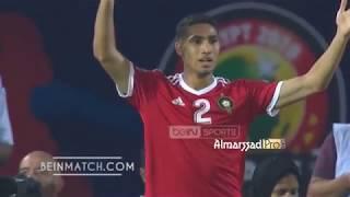 Achraf Hakimi vs CIV تحركات أشرف حكيمي أمام كوت ديفوار 28.6.2019