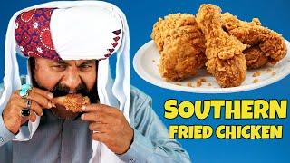 Tribal People Try Southern Fried Chicken