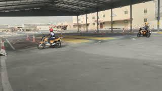 Qatar Motorcycle Driving Test Part 01