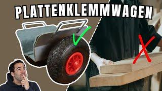 NIE wieder schwere Platten tragen | Mit unseren Plattenklemmwagen