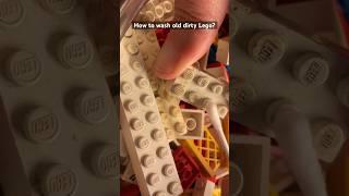 How to wash old dirty Lego? #asmr #shorts #shortsfeed #shortsvideo #asmrvideo