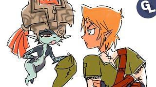 Link and Midna's captivating argument about hats