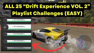 How to Complete 24+ "Drift Experience VOL.2" Challenges FAST in The Crew Motorfest!!