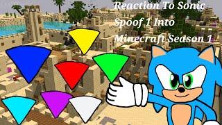 Reaction To Sonic Spoof 1 Into Minecraft Season 1