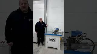 На складі! KDT-305M - криволінійна поклейка крайки PUR клеєм з верхньою змінною ванною