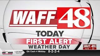 WAFF noon weather forecast