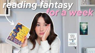 reading fantasy for a week *straight*🫠