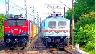 Dangerous Trains speeding through Howrah MainLine ️ Unique High Speed Trains of India #train