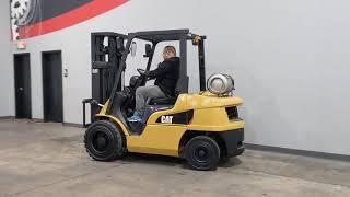 2016 Caterpillar 2P6000 6000lb Pneumatic LPG Forklift STK 8519