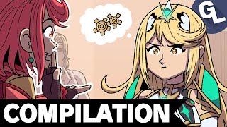 Pyra and Mythra Join Smash! Super Smash Bros. Ultimate Comic Dub Compilation 13 - GabaLeth