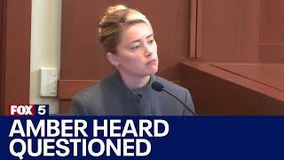 Johnny Depp's lawyers question Amber Heard about donating divorce settlement to charity | FOX 5 DC