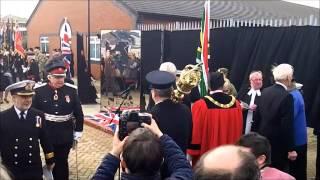 Wirral mayor unveils tribute to HMS Birkenhead