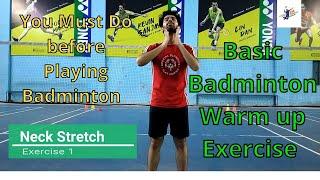 Badminton Warm Up Exercises | Stretching Exercises