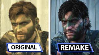 Metal Gear Solid 3 Delta | Original vs Remake | Gameplay Trailer Graphics Comparison