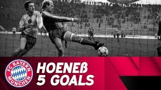 Dieter Hoeneß bags five goals in a game against Eintracht Braunschweig | 1983/1984 season