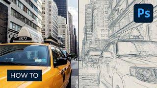 How to Create a Sketch Effect Action in Adobe Photoshop