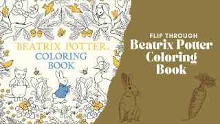 Flip Through |  Beatrix Potter coloring book, so cute!