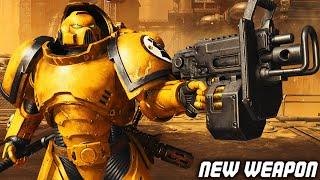 ASSAULT BOLTER GAMEPLAY: Imperial Fist vs Tyranid Swarm! - Warhammer 40k: Space Marine 2