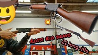 Tir  Levier sous garde Rossi Rio Bravo 22 Long rifle + Présentation  ( Winchester).