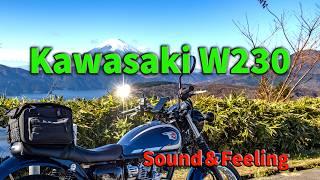 【Kawasaki W230】 メグロK3オーナーが試乗（一般道編）motor cycle sound