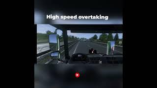 High speed overtakingXTruckers of europe 3#mercedes#trendingshorts#ytshort