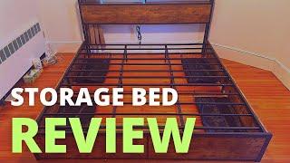 Is This 2-Tier Storage Headboard REALLY Worth the Hype? LIKIMIO Bed Frame with Storage Drawer Review