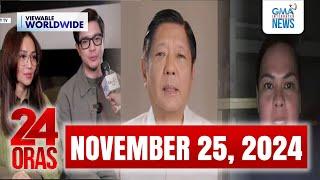 24 Oras Express: November 25, 2024 [HD]