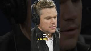 Matt Damon On Jack Nicholson Improvising In The Departed #mattdamon