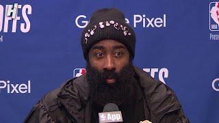 James Harden talks BIG Game 4 Win vs Mavericks, Postgame Interview 