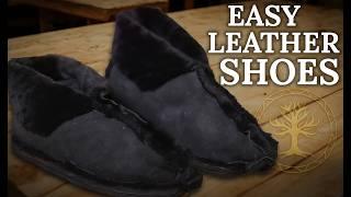 Making SUPER Easy Leather Shoes