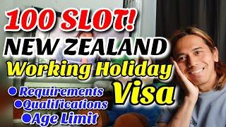 NEW ZEALAND Working Holiday Visa How to apply? Qualifications and Requirements 2024