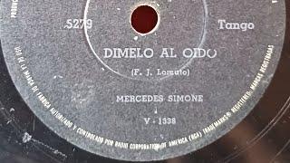 Dímelo al oido - Mercedes Simone -Tango.