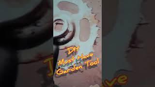 DIY Must Have Garden Tool - Totally Handy - Fun Upcycling Craft - 30 Sec Video Clip