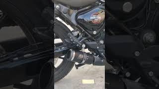 #SC project Exhaust install on Royal Enfield Hunter#