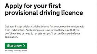 How to apply for your first provisional license UK /Quick and easy