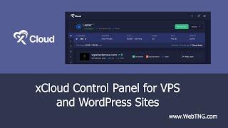 xCloud Control Panel for VPS and WordPress Sites