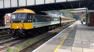 SCOTRAIL CLASS 47 ON THE NORTH WALES COAST 47712 “LADY DIANA SPECER”!