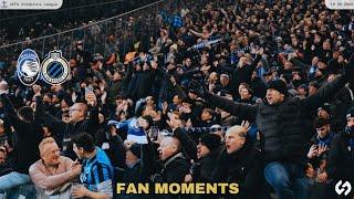 Club Brugge Fans at Their Historic UCL Match Against Atalanta