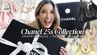 CHANEL SPRING SUMMER COLLECTION : CHANEL 25S SHOPPING VLOG & DOUBLE UNBOXING | CHANEL 25 BAG!