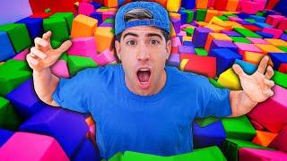 24 HOURS IN A TRAMPOLINE PARK!!