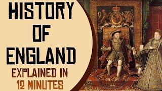 History of England Explained in 12 Minutes