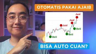 CARA OTOMATIS BELI DI BAWAH, JUAL DI ATAS SAHAM PAKAI AJAIB, AUTO CUAN?