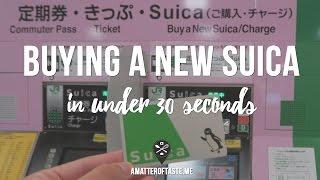 Travelling in Japan: how to buy a Suica card? 