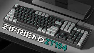 Zifriend ZT104 Review: Budget 100% Mechanical Keyboard (2024)